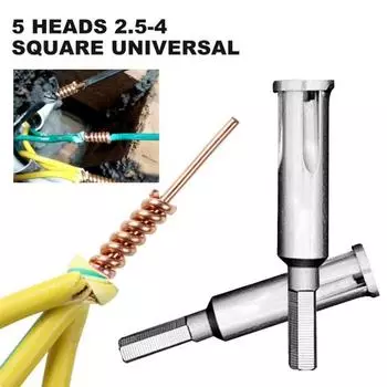 Универсальный инструмент для скручивания проводов, инструмент для зачистки проводов, высокая твердость, нержавеющий компактный размер, портативный инструмент для зачистки проводов 1pc