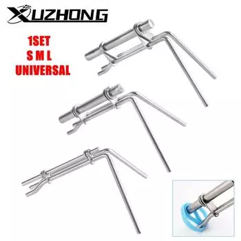Универсальный инструмент для установки U-образного уплотнения штока поршня гидравлического цилиндра S/M/L из нержавеющей стали инструмент для ремонта контроллера наддува 3 шт. SML серебряный