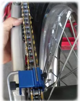 Универсальный инструмент для выравнивания цепи мотоцикла и велосипеда, металлический набор для регулировки цепи