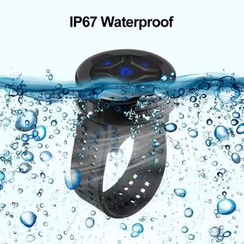 Универсальный интеллектуальный беспроводной пульт дистанционного управления водонепроницаемый Bluetooth 5.0 медиаконтроллер для шлема наушники мотоцикл велосипед руль CHINA