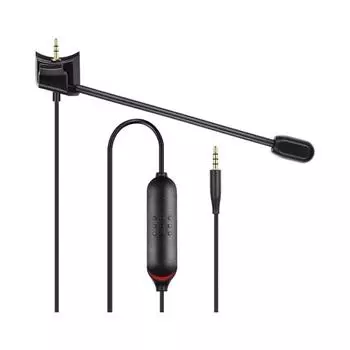 Универсальный кабель для наушников с микрофоном всенаправленного типа для гарнитуры QC45, сменный шнур 150 см/59,06 дюйма