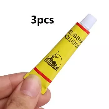 Универсальный клей для ремонта шин - подходит для ремонта камер велосипедов, электромобилей и мотоциклов. 3pcs жёлтый