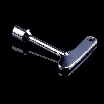 Универсальный ключ для открывания двери лифта Цинк Цинк Сплав цинка Ключи для электрических шкафов Гаечный ключ Двери серебряный