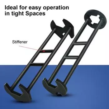 Универсальный ключ для раковины Исключительное вращение Высокопрочный многоцелевой многоразовый ключ для сантехники для раковины A