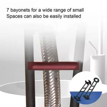 Универсальный ключ для раковины Исключительное вращение Высокопрочный многоцелевой многоразовый ключ для сантехники для раковины B