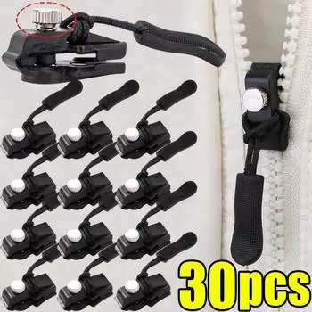 Универсальный комплект для ремонта молнии, быстрая мгновенная съемная головка молнии, сменный слайдер молнии для курток, сумок, пальто, бесплатный пошив 1 pcs