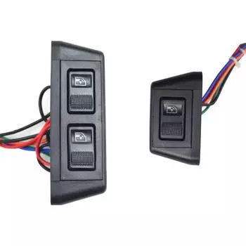 Универсальный комплект с 3 дистанционными переключателями, дверной замок, стеклоподъемник, 12 В, подходит для двух передних дверей