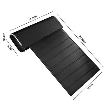 Универсальный кожаный коврик для ног в автомобиль, мягкая подушка для ног, кожаная подушка для колена с эффектом памяти