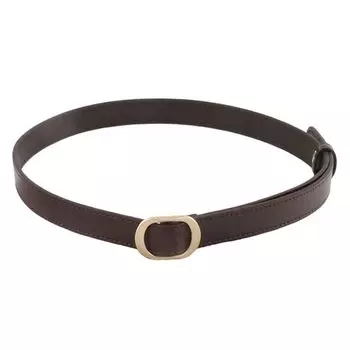 Универсальный кожаный ремень Повседневный брючный ремень для платья Модный тонкий пояс на талию