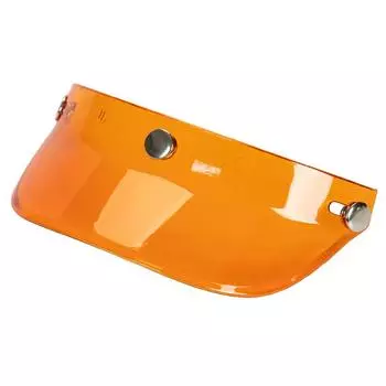 Универсальный козырек с 3 кнопками SnapButton, откидной ветрозащитный щиток для мотоциклетного шлема с открытым лицом оранжевый