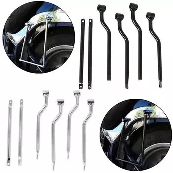 Универсальный кронштейн для бокового кофра для мотоциклетной седельной сумки - полностью регулируемый plating