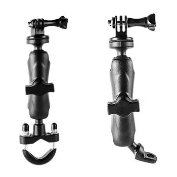 Универсальный кронштейн для крепления экшн-камеры на мотоцикле, зеркало заднего вида, крепление на руль