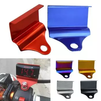 Универсальный кронштейн для мотоциклетного счетчика, алюминиевый квадратный держатель для крепления вольтметра и термометра для измерения температуры воды с ЧПУ