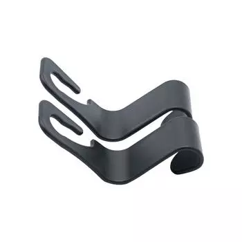 Универсальный крючок для автомобильного сиденья, подголовник, держатель для хранения, подвесная сумка-органайзер, украшение интерьера, сумка, аксессуары для одежды чёрный