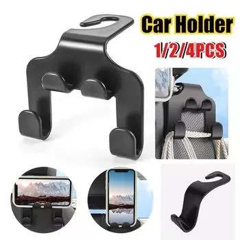 Универсальный крючок для подголовника автомобильного сиденья для хранения на заднем сиденье автомобиля, вешалка, держатель для хранения сумок, сумок, одежды, пальто A-1PCS