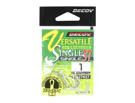 Универсальный крючок для приманки Decoy Single 37, размер 1 (7437)