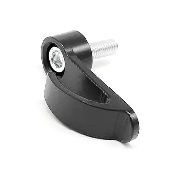 Универсальный крюк для мотоцикла, алюминиевый сплав, крюк для шлема, одно отверстие, крюк для мотоцикла, электрического скутера, мотоцикла чёрный