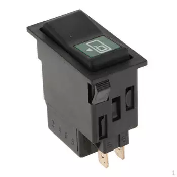 Универсальный кулисный 6-контактный переключатель 12 В-24 В для управления окном для легкового автомобиля