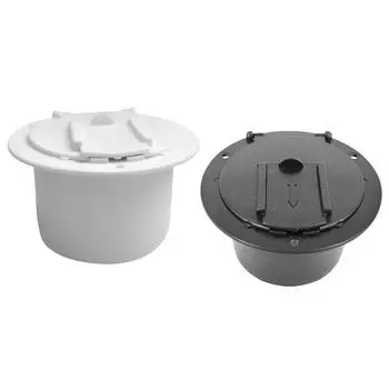 Универсальный люк для электрического кабеля, крышка люка для электрического шнура питания, профессиональная легкая установка, круглые запасные части, дверная фурнитура чёрный