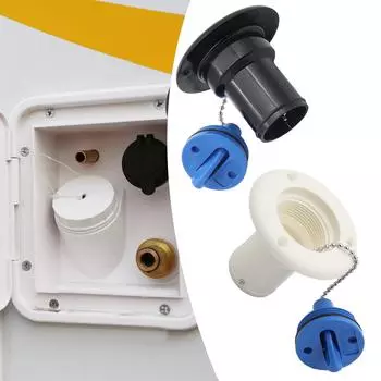 Универсальный люк для заливки пресной воды в автофургон для лодок, кемперов, принадлежностей чёрный