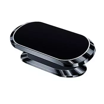 Универсальный магнитный автомобильный держатель для телефона на 360°, мини-держатель для телефона, подставка для автомобильного GPS-держателя, подставка для мобильного телефона чёрный