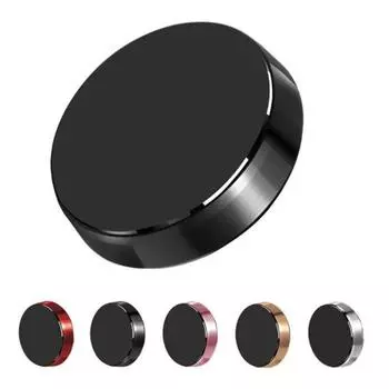 Универсальный магнитный держатель кронштейна для крепления мобильного телефона на приборной панели автомобиля для iPhone золотистый/ярко-розовый