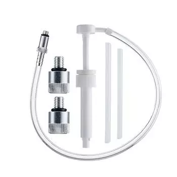 Универсальный масляный насос с адаптером 3/8 дюйма, 8 мм, 10 мм для подвесных морских двигателей — совместим со стандартными бутылками и двигателями объемом 1 кварта белый