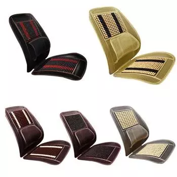 Универсальный массажный деревянный чехол на сиденье с бусинами, охлаждающий летний сетчатый коврик для автомобиля A