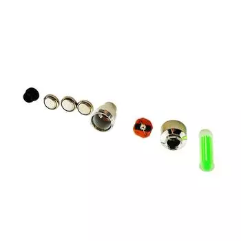 Универсальный металлический клапанный фонарь для велосипеда, простая установка и широкое применение, шток клапана шины