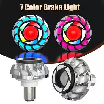 Универсальный мигающий RGB мотоциклетный стоп-сигнал Angel Eye 12 В модификация мотоциклетный светодиодный стоп-сигнал аксессуары для мото Type D
