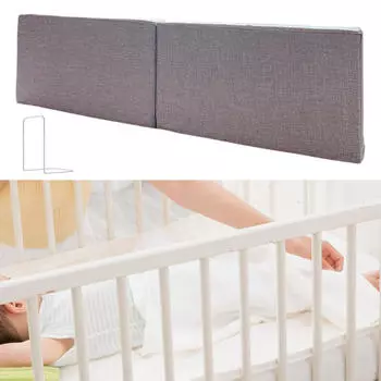 Универсальный многоцелевой поручень для детской кроватки для детской спальни, серый серый