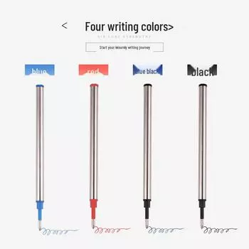 Универсальный многоцветный 0,7 мм металлический стержень для шариковой авторучки, сменная ручка для подписи 0.7mm красный