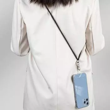 Универсальный мобильный телефон анти-потеря шнурок для карт прокладка прозрачный TPU съемный телефонный подвесной шнур ремешок накладка на привязь чистый