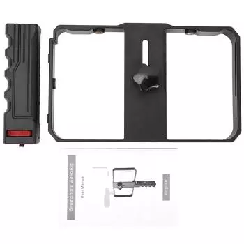 Универсальный мобильный телефон ручной стабилизатор для телефона в клетке для прямой съемки с последующим выстрелом