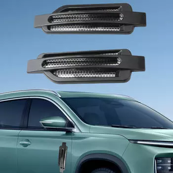 Универсальный монтажный аксессуар для автомобильного воздуховода, 2 шт. чёрный