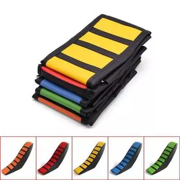 Универсальный мотоцикл Байк из искусственной кожи захват мягкий чехол на сиденье противоскользящая подушка сиденья 1 красный