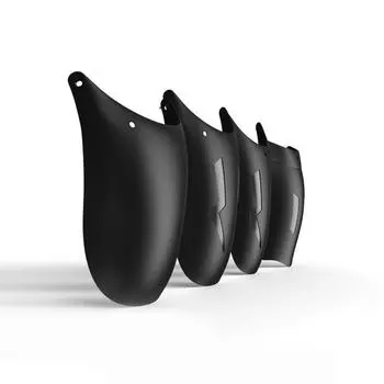 Универсальный мотоцикл удлинение переднего крыла заднего или переднего колеса расширение крыла брызговик для мотоцикла 25CM чёрный