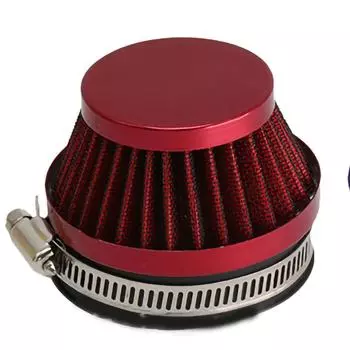 Универсальный мотоциклетный фильтр с высокой пропускной способностью, моющийся очиститель для переоборудования мотоциклов 48mm Black