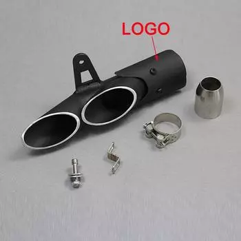 Универсальный мотоциклетный глушитель 51 мм, две три выпускные трубы, гоночный глушитель для мотоциклов YZF R1 R3 R6 Z1000 S1000RR CBR1000RR A