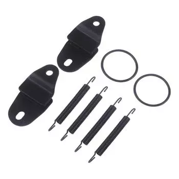 Универсальный мотоциклетный глушитель, пружины, крепление, вешалка, уменьшает шум и вибрацию, подходит для YFZ350 1987-2006 гг.