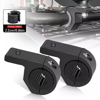 Универсальный мотоциклетный губчатый зажим кронштейны вспомогательный светодиодный фонарь кронштейн крепления комплект для MOT противотуманные фары крепления аксессуары