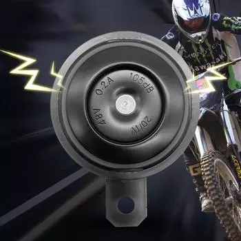 Универсальный мотоциклетный гудок, электрический комплект клаксона 12 В 1,5 А 105 дБ, водонепроницаемые гудок-динамики для автомобиля, грузовика, внедорожника