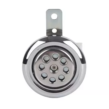 Универсальный мотоциклетный гудок водонепроницаемый 105 дБ громкий 12 В 85 мм с сотовым хромированным покрытием