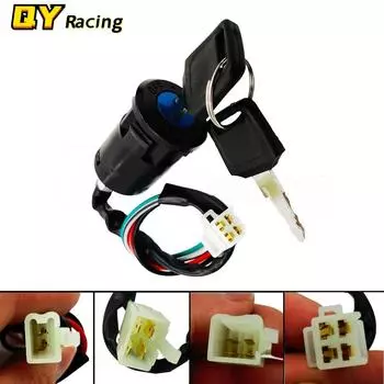 Универсальный мотоциклетный ключ зажигания ATV для Honda, Yamaha, Kawasaki, Suzuki KTM, мотокросс Ignition key 01