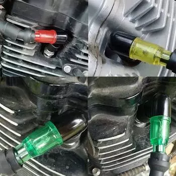 Универсальный мотоциклетный колпачок свечи зажигания, колпачок свечи зажигания для мотоцикла, локоть, мигающий колпачок свечи зажигания для мотоцикла синий