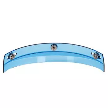 Универсальный мотоциклетный козырек с 3 кнопками, откидной вверх и вниз, открытый шлем, ветрозащитный щиток светло-синий