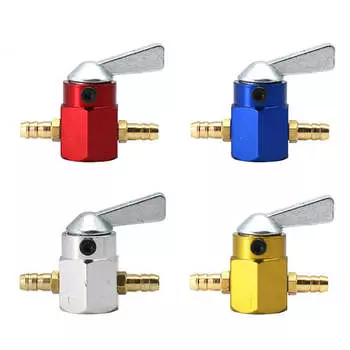 Универсальный мотоциклетный модифицированный переключатель вкл.-выкл. спускного крана топлива, рядный 6 мм, 8 мм, рядный бензиновый / топливный кран для аксессуаров для квадроциклов