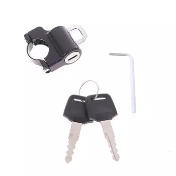 Универсальный мотоциклетный противоугонный замок на руль мотоцикла, замок для шлема, крючок для шлема A