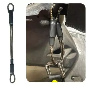 Универсальный мотоциклетный шлем 18 см, противоугонная веревка, проволока из нержавеющей стали