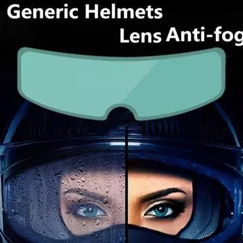 Универсальный мотоциклетный шлем противотуманная пленка прозрачная накладка для электрической пленки езда на мотоцикле доступ G8H8 Blue-1pcs
